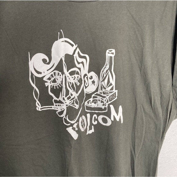 Gray Volcom T-Shirt men’s size XL - Picture 2 of 4